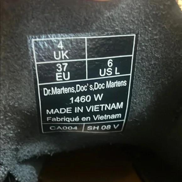 Dr. Martens Black Leather Boots - Picture 6 of 7